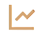 A graph icon